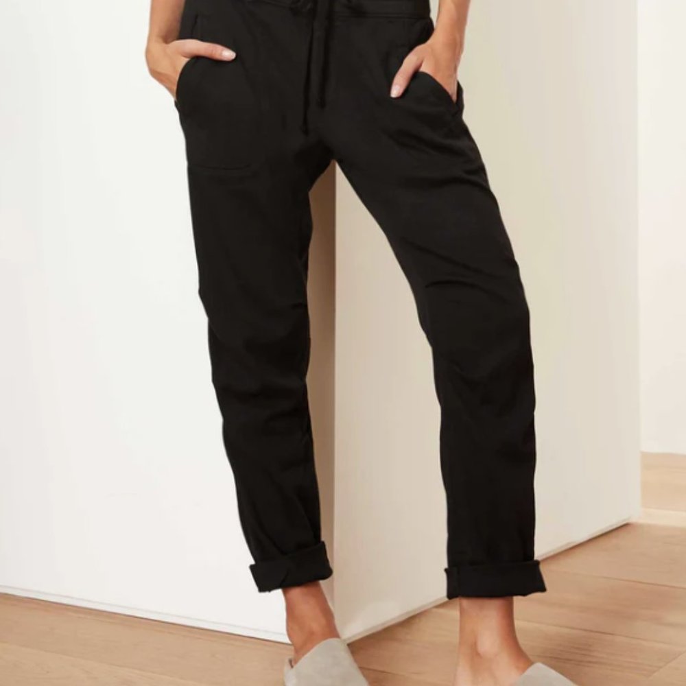 James Perse Soft Drape Pant Size 0 Black